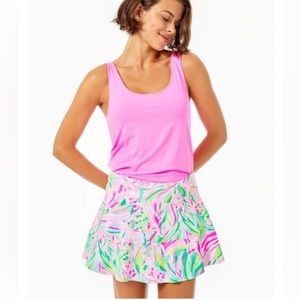 Lilly Pulitzer Upf 50+Luxletic Corrine Skort In Pink vp.